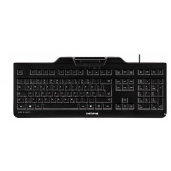 CHERRY KC 1000 SC keyboard Universal USB AZERTY Belgian Black