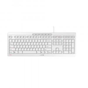 CHERRY STREAM keyboard Office USB QWERTY US English White