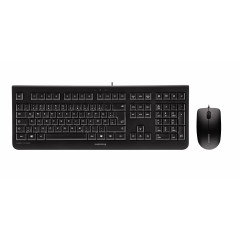 CHERRY DC 2000 keyboard Mouse included Universal USB AZERTY Belgian Black