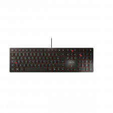 CHERRY KC 6000 Slim keyboard Universal USB AZERTY Belgian Black