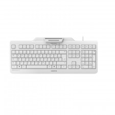 CHERRY JK-A0400BE-0 keyboard Office USB AZERTY Belgian Grey