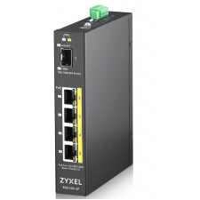 Zyxel RGS100-5P Unmanaged L2 Gigabit Ethernet (10/100/1000) Power over Ethernet (PoE) Black