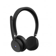 Lenovo Headset on-ear Bluetooth wireless USB-A via Bluetooth adapter black Certified for Microsoft Teams