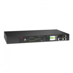 APC Netshelter Rack Automatic Transfer Switch, 1U, 20A, 120V, 2 L5-20 IN, 10 5-20R OUT, 50/60 Hz