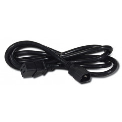 APC C19/C14 2m Black C14 coupler C19 coupler