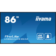 iiyama LH8664UHS-B2AG Signage Display Digital signage flat panel 2.18 m (86