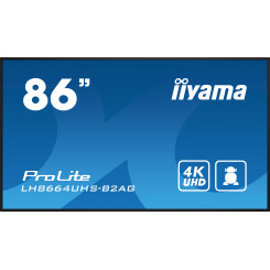iiyama LH8664UHS-B2AG Signage Display Digital signage flat panel 2.18 m (86