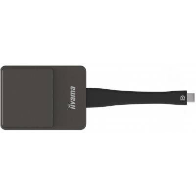 iiyama WP D002C Smart TV dongle USB 4K Ultra HD Black, Silver