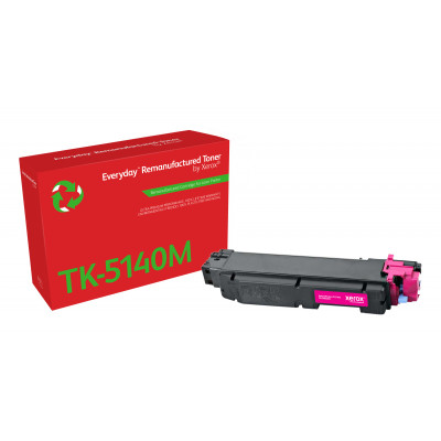 Everyday Remanufactured Everyday™ Magenta Remanufactured Toner by Xerox compatible with Kyocera TK-5140M, Standard capacity