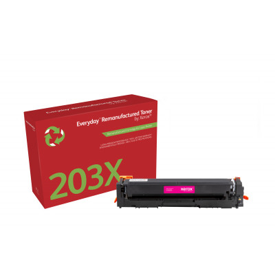 Everyday ™ Magenta Remanufactured Toner by Xerox compatible with HP 203X (CF543X), High capacity
