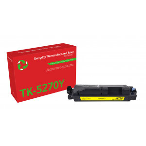 Everyday Remanufactured Everyday™ Yellow Remanufactured Toner by Xerox compatible with Kyocera TK-5270Y, Standard capacity