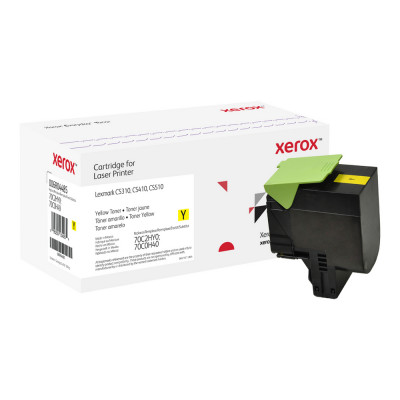 Everyday ™ Yellow Toner by Xerox compatible with Lexmark 70C2HY0/70C0H40, High capacity
