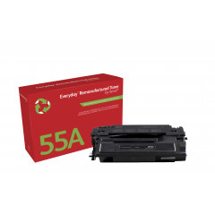 Everyday ™ Mono Remanufactured Toner by Xerox compatible with HP 55A (CE255A), Standard capacity