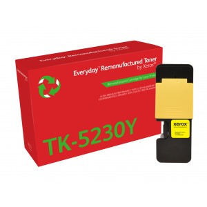 Everyday Remanufactured Everyday™ Yellow Remanufactured Toner by Xerox compatible with Kyocera TK-5230Y, Standard capacity
