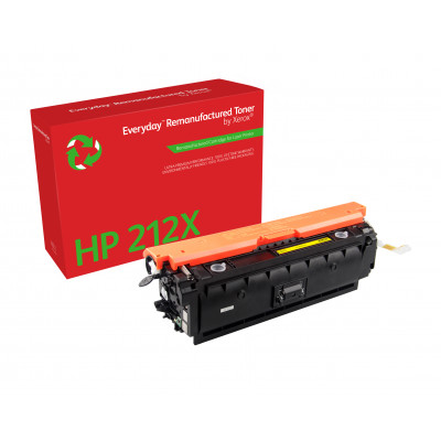Everyday ™ Yellow Toner by Xerox compatible with HP 212X (W2122X), High capacity