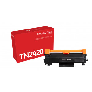 Everyday ™ Mono BLACK Toner Cartridge by Xerox compatible with Brother TN2420, High capacity