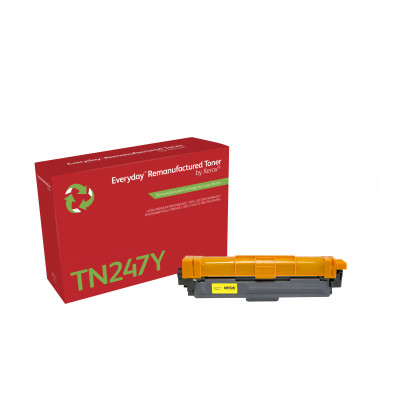 Everyday ™ Yellow Remanufactured Toner by Xerox compatible with Brother TN247Y, High capacity
