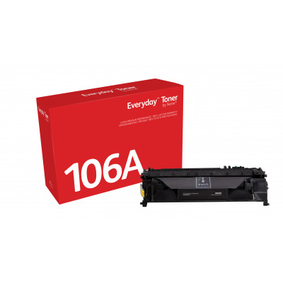 Everyday ™ Black Toner by Xerox compatible with HP 106A (W1106A), Standard capacity