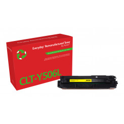 Everyday ™ Yellow Remanufactured Toner by Xerox compatible with Samsung CLT-Y506L, High capacity