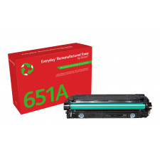 Everyday ™ Black Remanufactured Toner by Xerox compatible with HP 651A 650A 307A (CE340A/CE270A/CE740A), Standard capacity