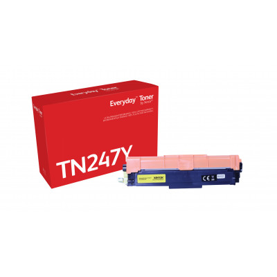 Everyday ™ Yellow Toner by Xerox compatible with Brother TN247Y, High capacity
