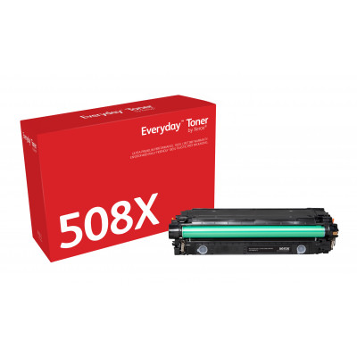 Everyday ™ Black Toner by Xerox compatible with HP 508X (CF360X), High capacity