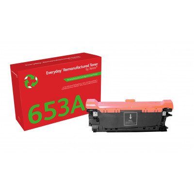 Everyday ™ Yellow Remanufactured Toner by Xerox compatible with HP 653A (CF322A), Standard capacity
