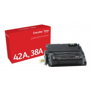 Everyday ™ Black Toner by Xerox compatible with HP 38A (Q5942A/ Q1338A), Standard capacity