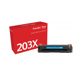 Everyday ™ Cyan Toner by Xerox compatible with HP 203X (CF541X), High capacity