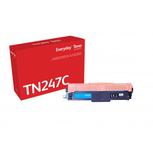 Everyday ™ Cyan Toner by Xerox compatible with Brother TN247C, High capacity