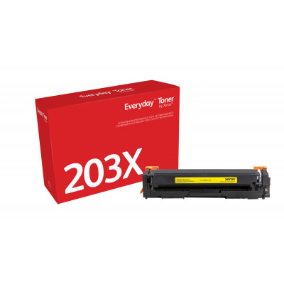 Everyday ™ Yellow Toner by Xerox compatible with HP 203X (CF542X), High capacity
