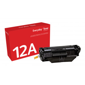 Everyday ™ Black Toner by Xerox compatible with HP 12A (Q2612A), Standard capacity