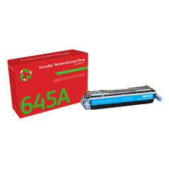 Everyday ™ Cyan Remanufactured Toner by Xerox compatible with HP 645A (C9731A), Standard capacity