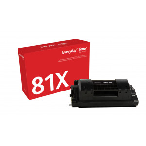 Everyday ™ Black Toner by Xerox compatible with HP 81X (CF281X), High capacity