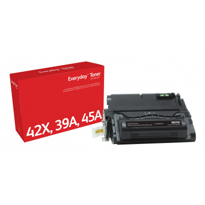 Everyday ™ Mono Toner by Xerox compatible with HP 42A 39A 45A (Q5942X/ Q1339A/ Q5945A), Standard capacity