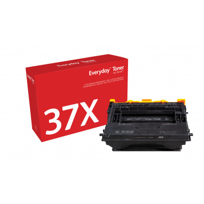 Everyday ™ Black Toner by Xerox compatible with HP 37X (CF237X), High capacity