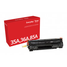 Everyday ™ Black Toner by Xerox compatible with HP 35A 36A 85A (CB435A/ CB436A/ CE285A), Standard capacity