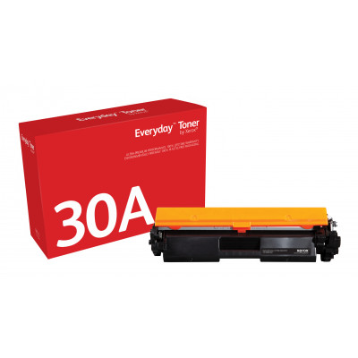 Everyday ™ Black Toner by Xerox compatible with HP 30A (CF230A), Standard capacity