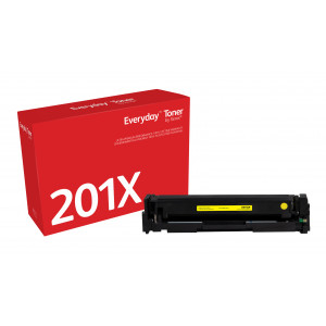 Everyday ™ Yellow Toner by Xerox compatible with HP 201X (CF402X), High capacity