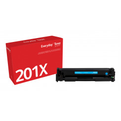 Everyday ™ Cyan Toner by Xerox compatible with HP 201X (CF401X), High capacity
