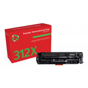 Everyday ™ Black Remanufactured Toner by Xerox compatible with HP 312X (CF380X), High capacity