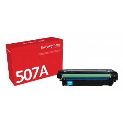 Everyday ™ Cyan Toner by Xerox compatible with HP 507A (CE401A), Standard capacity
