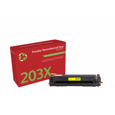 Everyday ™ Yellow Remanufactured Toner by Xerox compatible with HP 203X (CF542X), High capacity