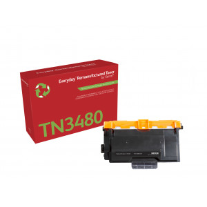 Xerox Everyday™ BLACK Mono Remanufactured Toner by Xerox compatible with Brother TN3480, High capacity