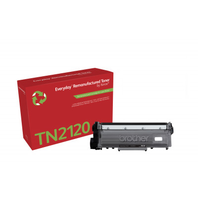 Everyday Remanufactured Everyday™ Mono Remanufactured Toner by Xerox compatible with Brother TN2120, High capacity