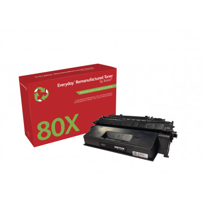 Everyday ™ Mono Remanufactured Toner by Xerox compatible with HP 80X (CF280X), High capacity