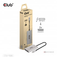 CLUB3D Thunderbolt™ 3 to DisplayPort™ Dual Monitor 4K60Hz M/F