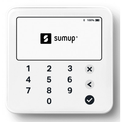SumUp Solo Lite smart card reader Battery Bluetooth White