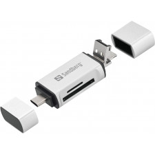 Sandberg Card Reader USB-C+USB+MicroUSB