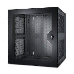 APC NetShelter 13U Wallmount Rack Cabinet Vented Door Double Hinged Server Depth